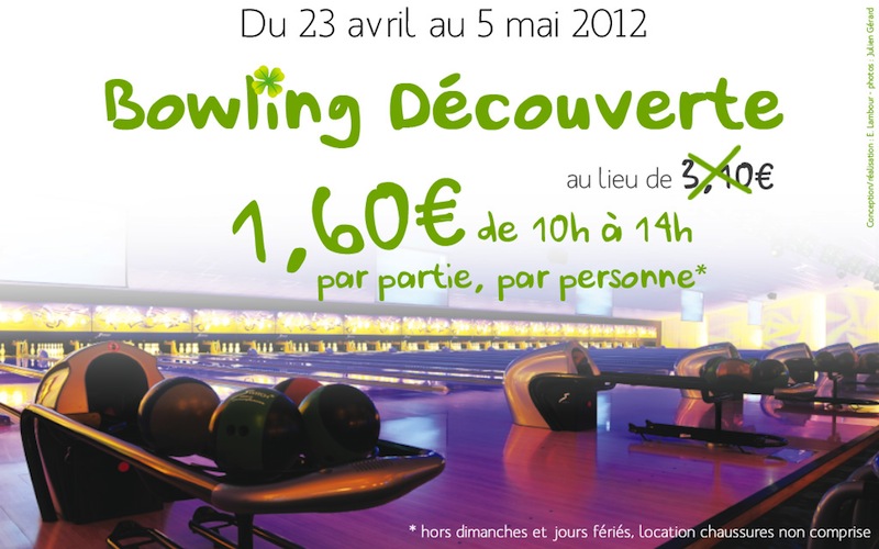 Bowling découverte pendant les vacances scolaires
