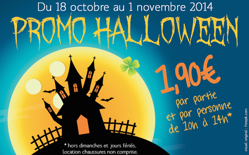 Promo halloween bowling du trefle