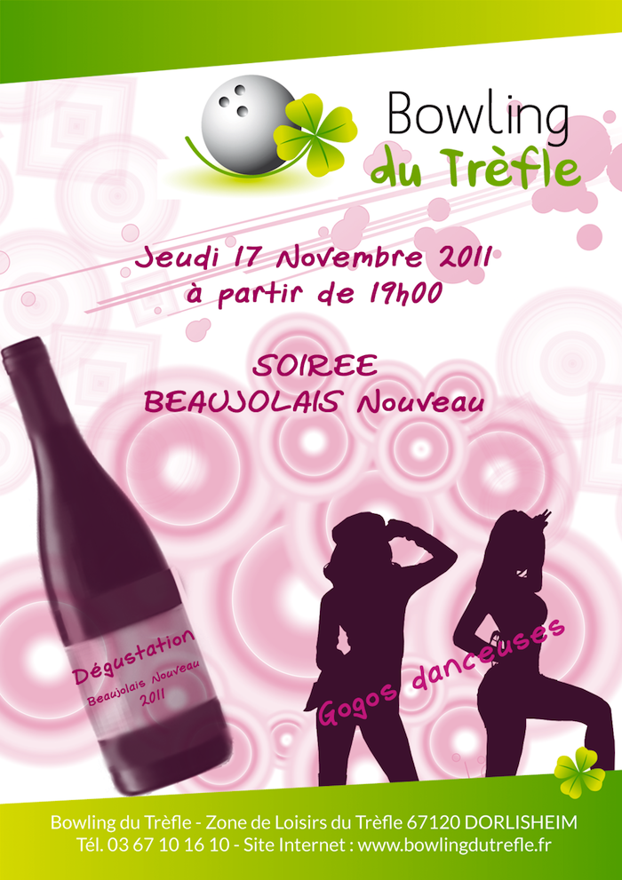 Soirée Beaujolais Nouveau le 17 novembre 2011 dès 19h00